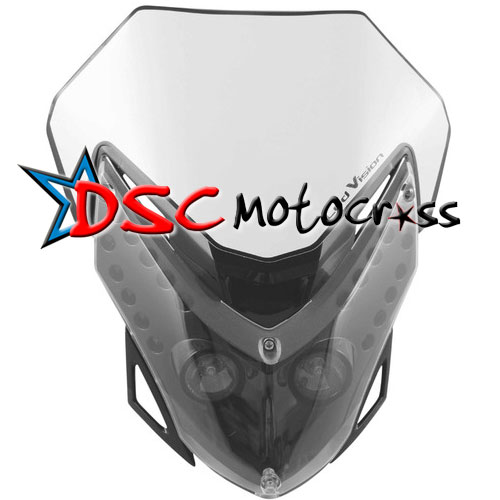 KTM BLACK LED VISION MOTO HEADLIGHTS