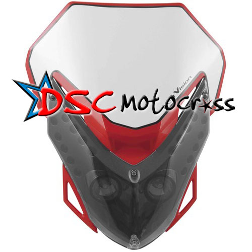 KTM RED LED VISION MOTO HEADLIGHTS